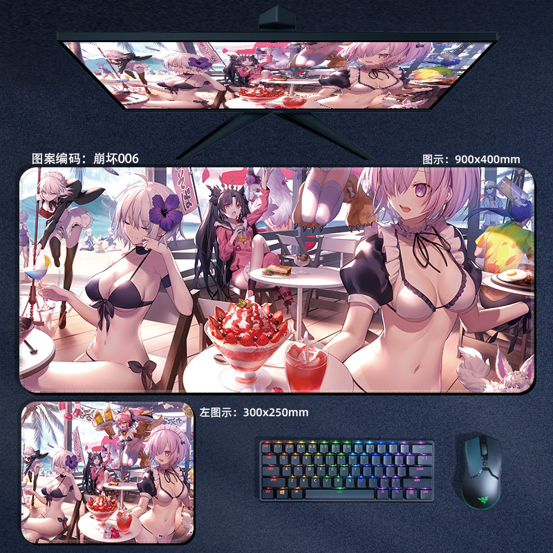 Lót chuột game Honkai impact 300x250x3mm