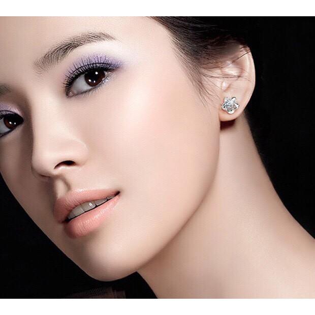 Đôi bông tai hoa đính cườm siêu đẹp L79