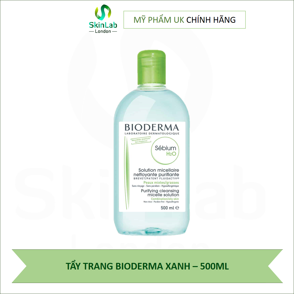 NƯỚC TẨY TRANG BIODERMA - 500ML (BILL Anh)