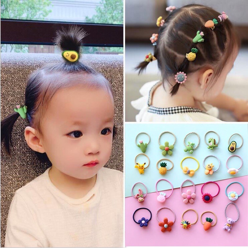 [FREESHIP + HOÀN TIỀN 50K] Set 2 dây buộc tóc siêu xinh cho bé KS220