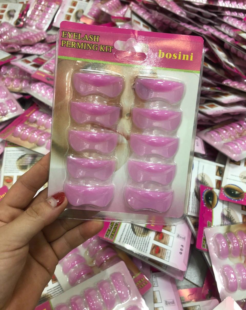 Trục Uốn Mi Silicon Loại 1, Khuôn Uốn Mi Hồng_ Trục Uốn Mi 3D ,6D Có Rãnh_1 Vĩ 5 Cặp_ Dụng Cụ Uốn Mi_Mi Hậu