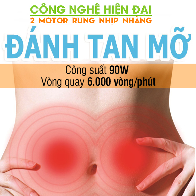 Máy massage bụng FUKI FK90 (màu cam)