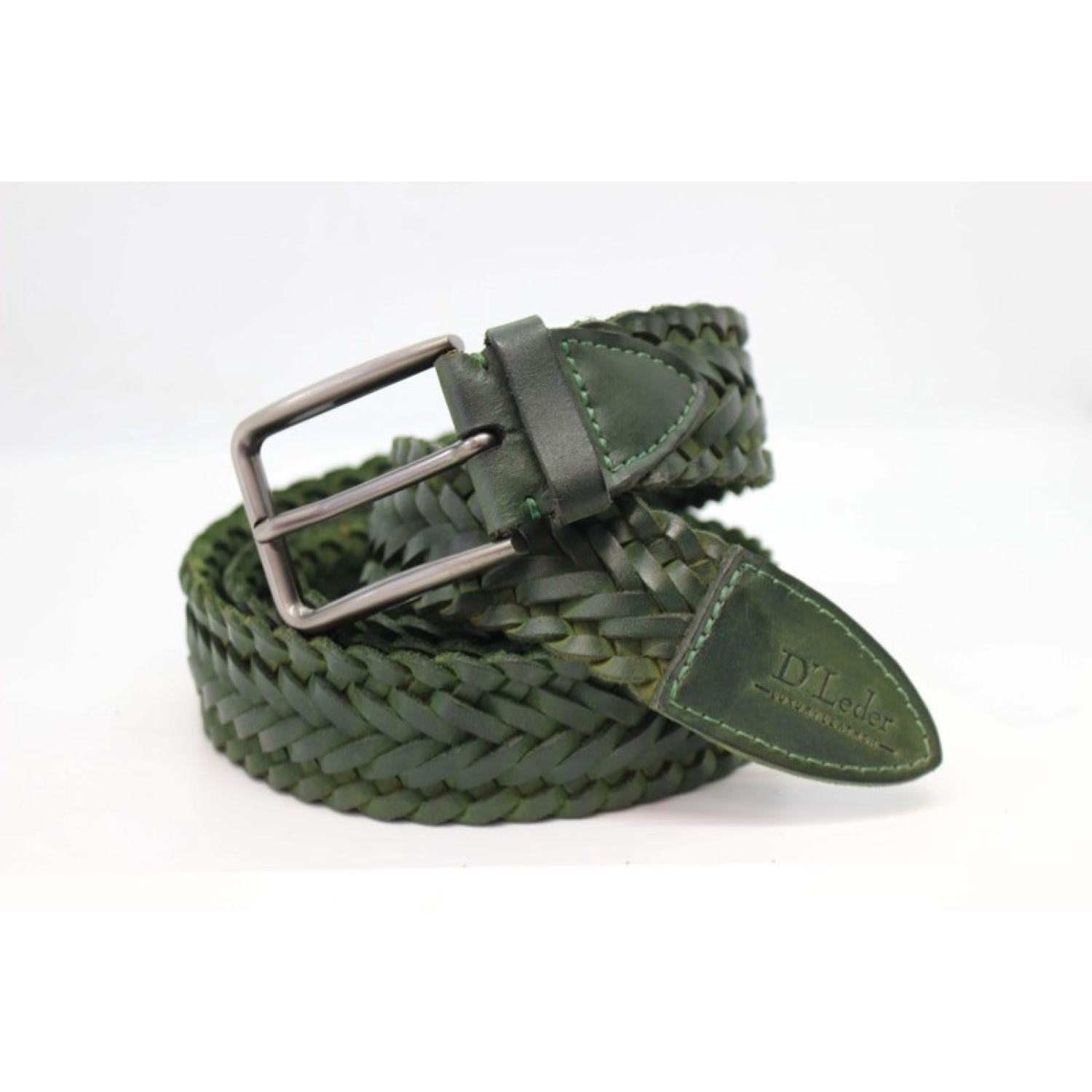 Thắt Lưng Da  Đan Cao Cấp Thương Hiệu D'leder (DL)