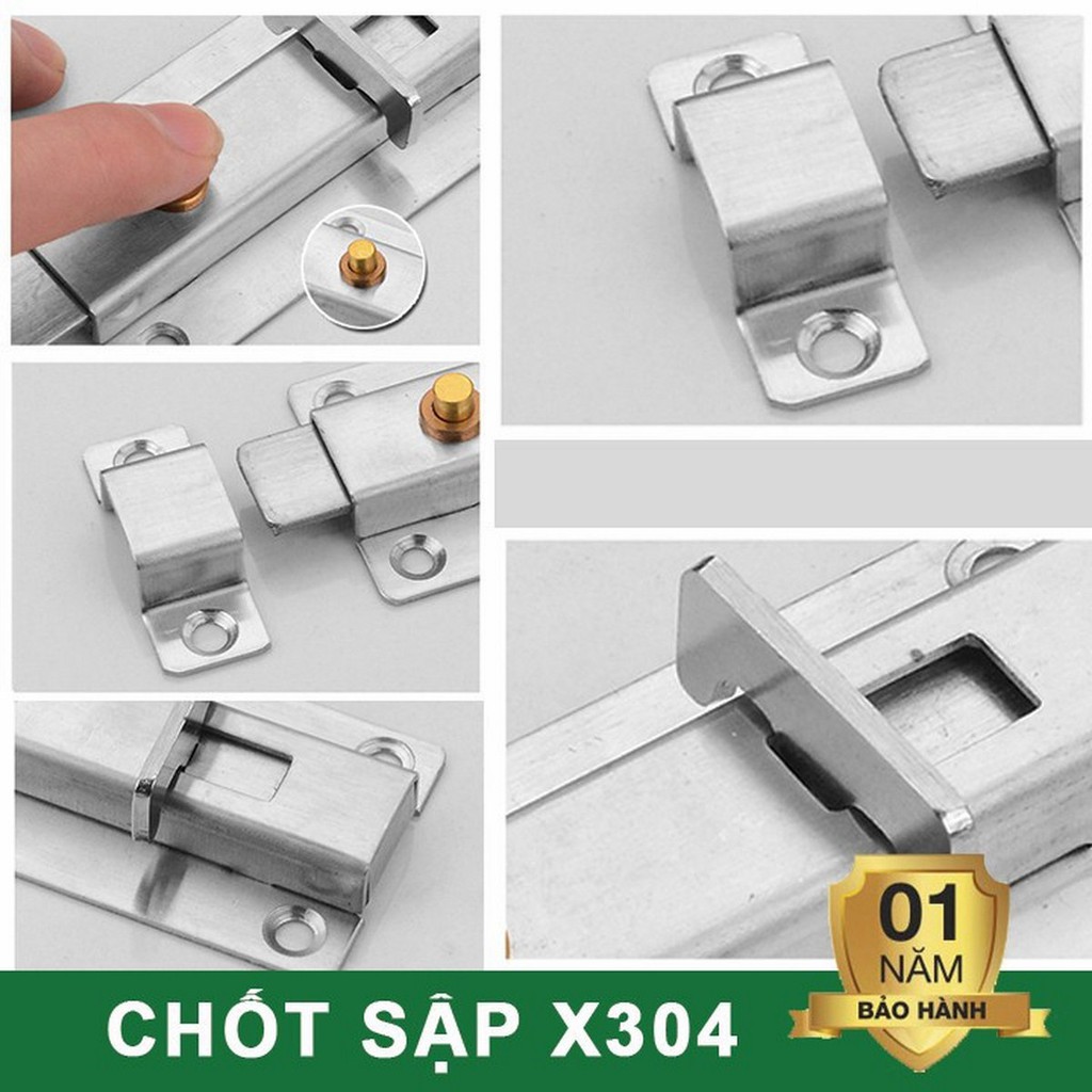 [HCM]Chốt Cửa Inox 304 Cao Cấp