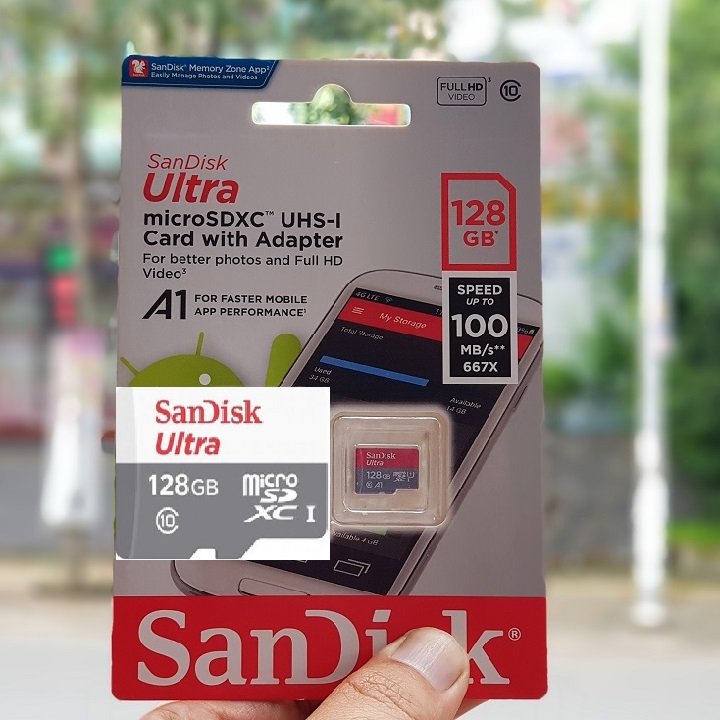 THẺ NHỚ 128GB SAN DISK HD NÉT CĂNG