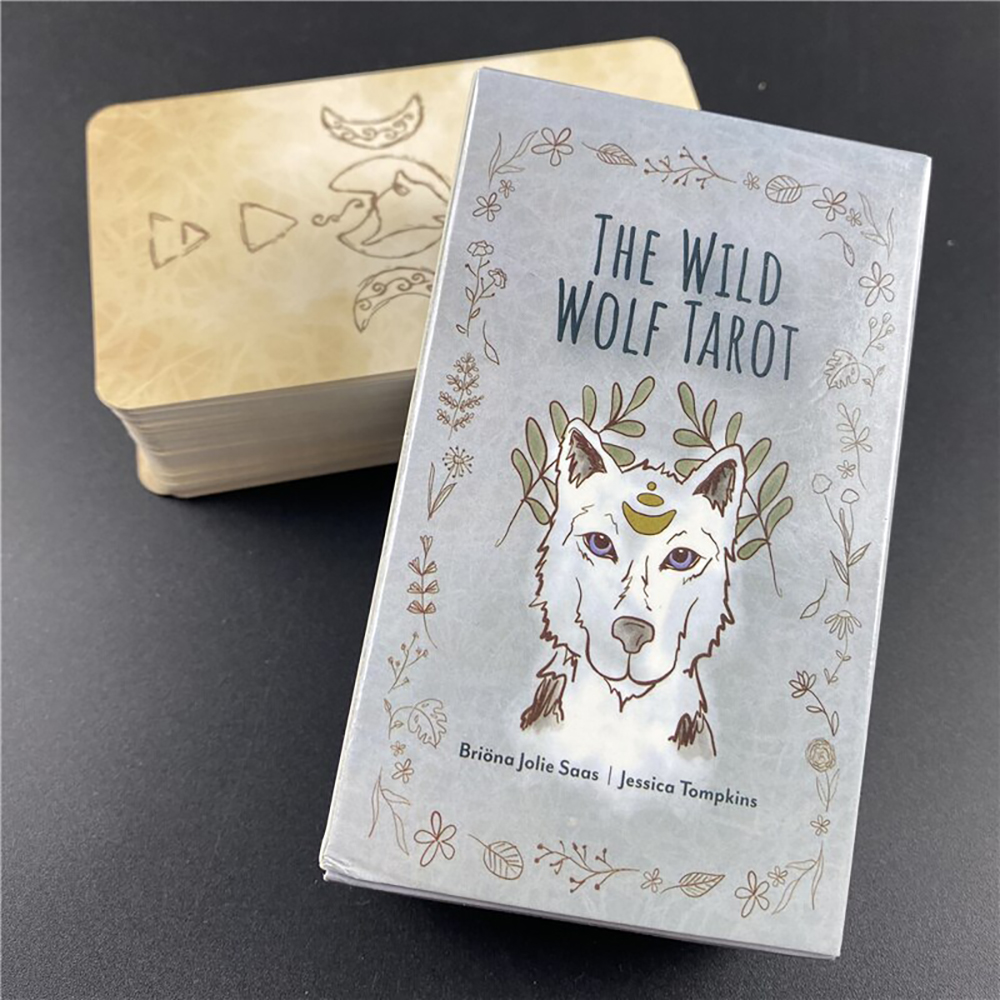 Bài Tarot The Wild Wolf Tarot Tặng Đá Thanh Tẩy