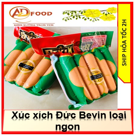 Xúc xích Đức Bevin loại ngon gói 500g