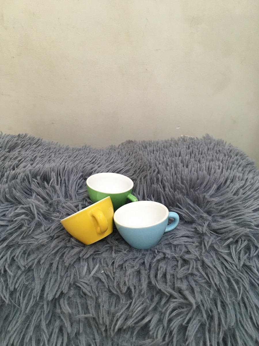 Tea Cup with Handle 5X3.5 cm - Cuong Phat Ceramics - High Quality Vietnamese Product