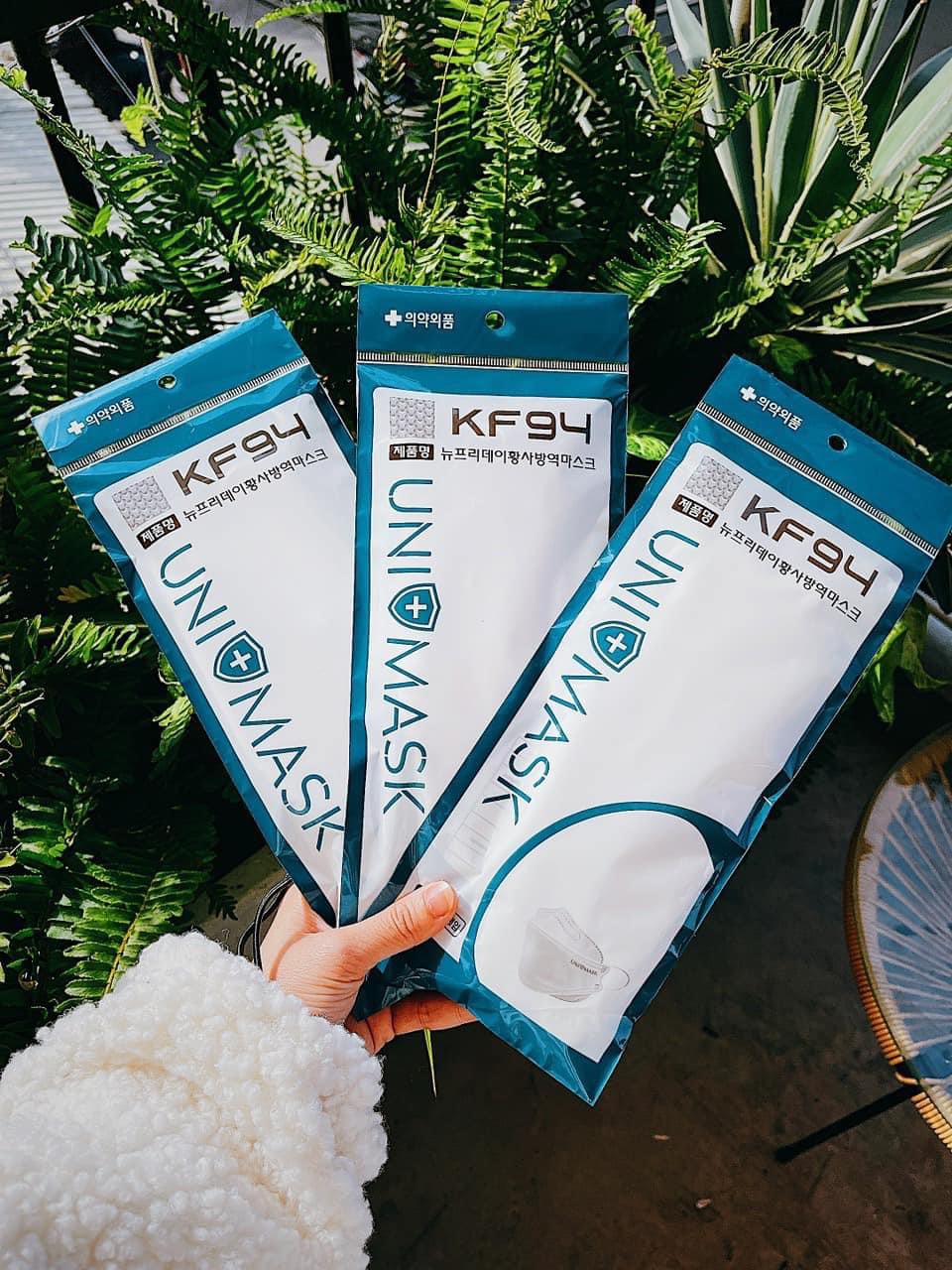 Combo 50 chiếc khẩu trang 4D KF94 Unimask 4 lớp kháng khuẩn
