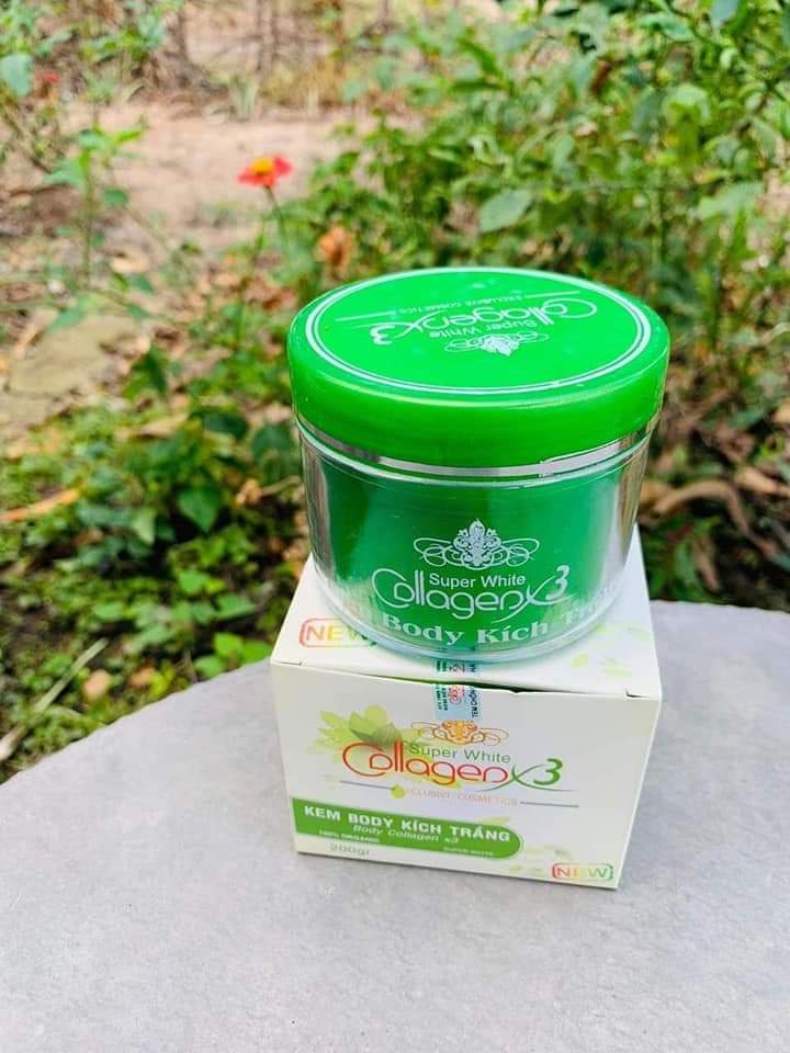 (Chính Hãng) body kích trắng collagen x3 Giáng Kiều 200gr