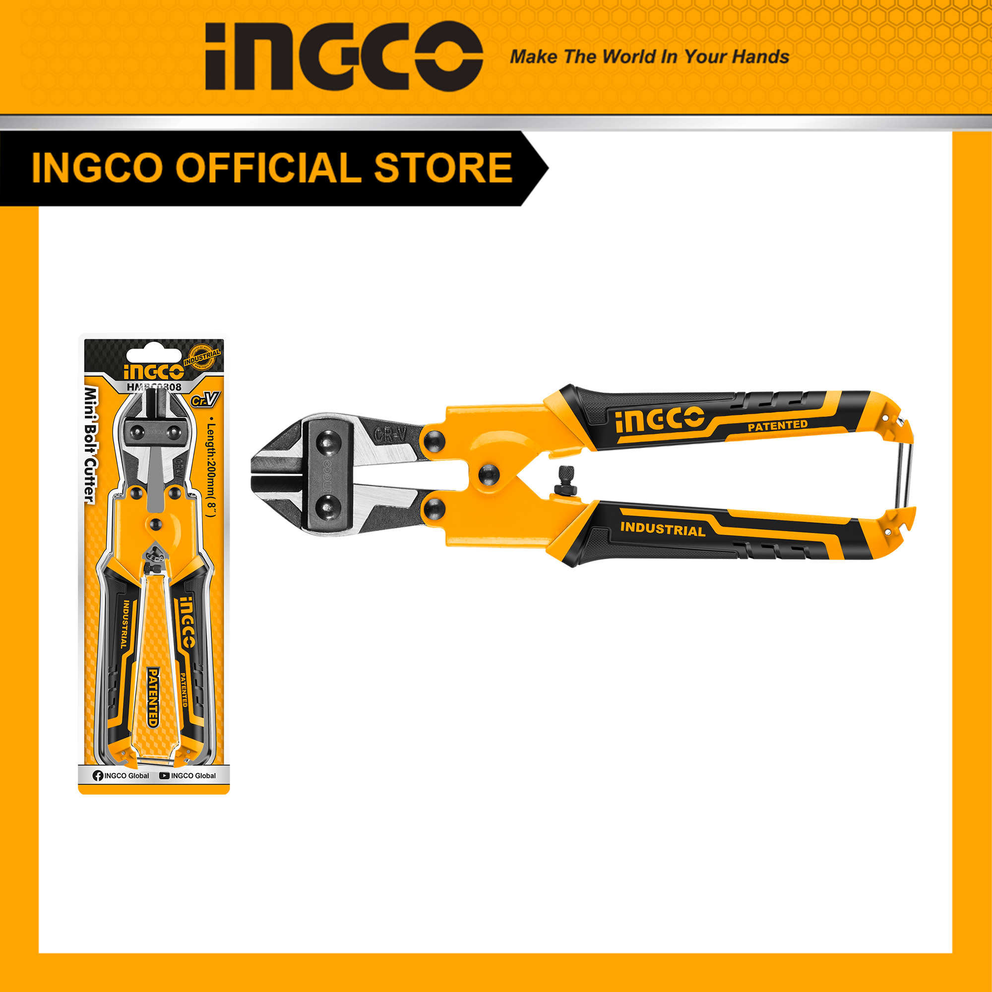 Kìm cộng lực mini ingco hmbc0808