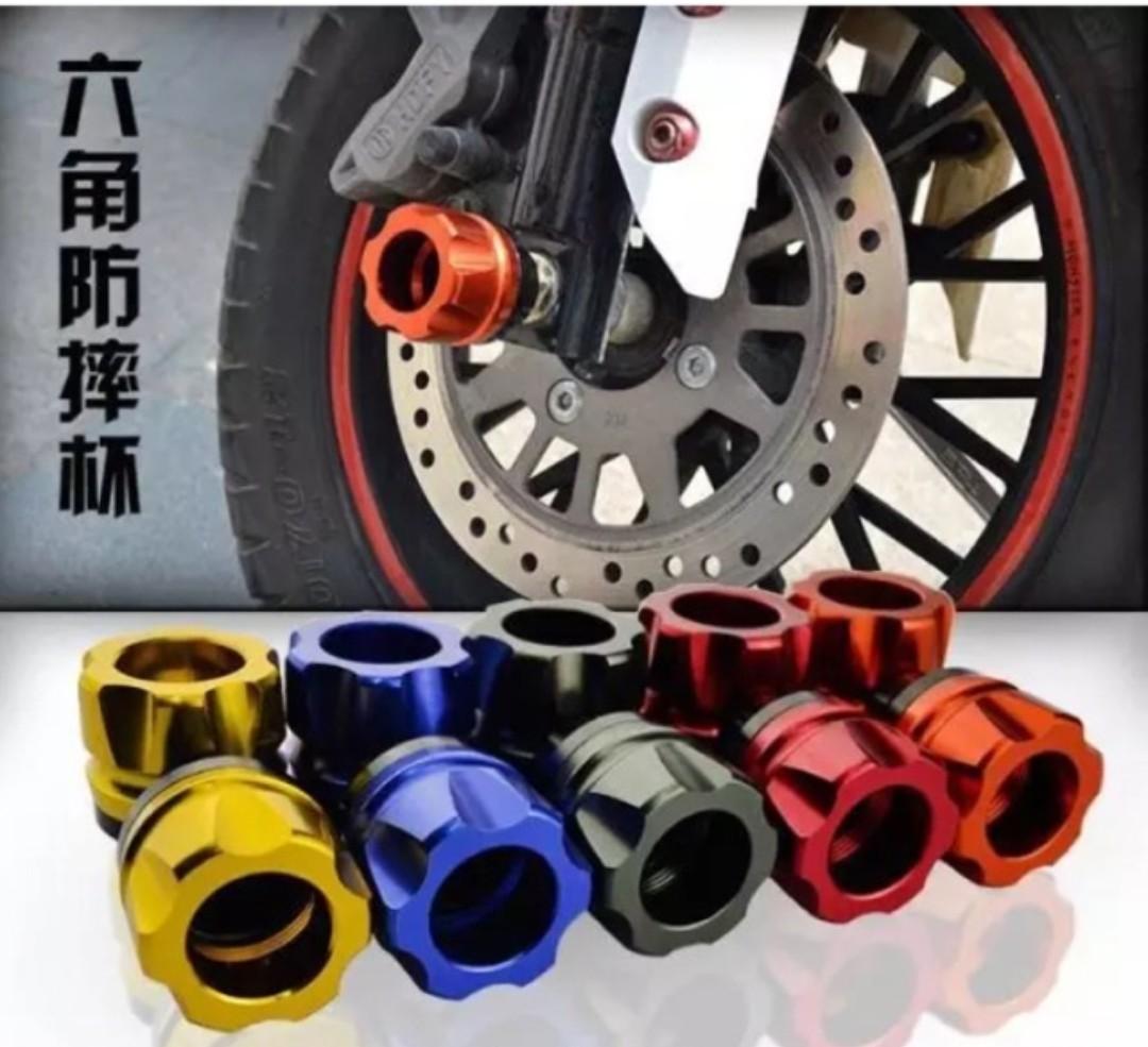 Gù chống đổ trước xe máy , gù chống đổ xe máy , phụ tùng xe , phụ kiện xe máy