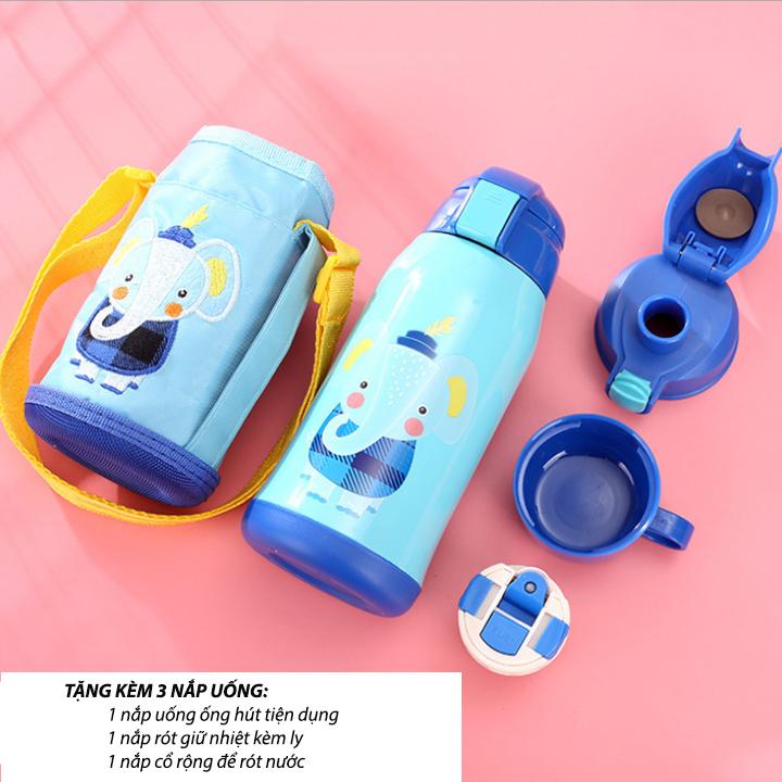 BÌNH NƯỚC GIỮ NHIỆT CHO BÉ NHIỀU HÌNH DỄ THƯƠNG