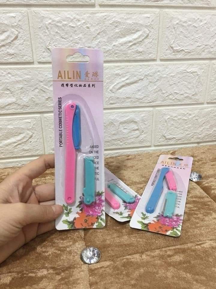 Dụng Cụ Tỉa Cạo Lông Mày 2 Lưỡi An Toàn