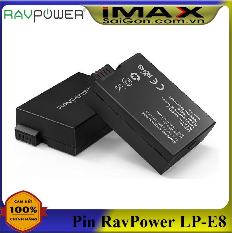 1 Pin máy ảnh RavPower thay thế cho pin LP-E8