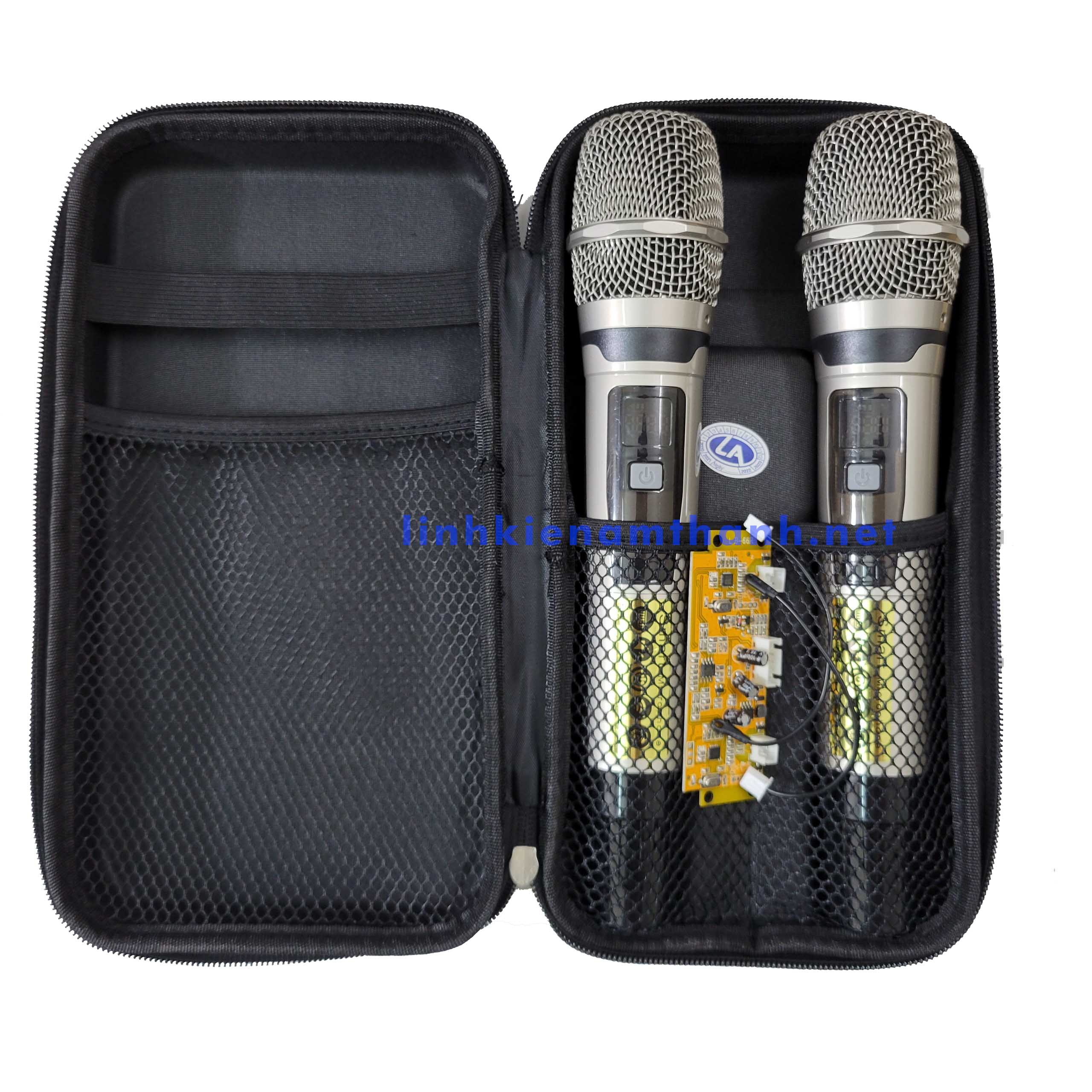 Mic không dây ráp loa kéo ampli