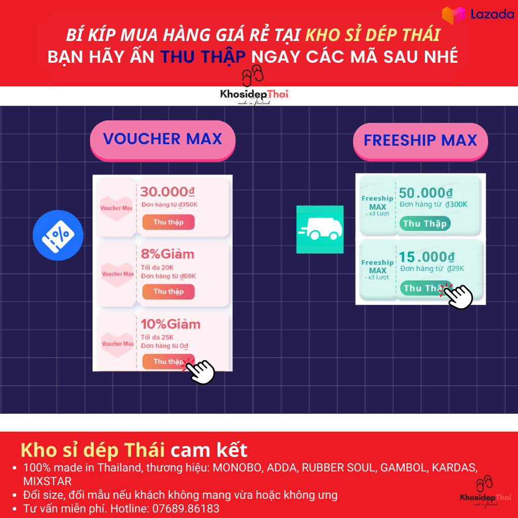 Dép tông Nam Thái Lan ADDA 2535