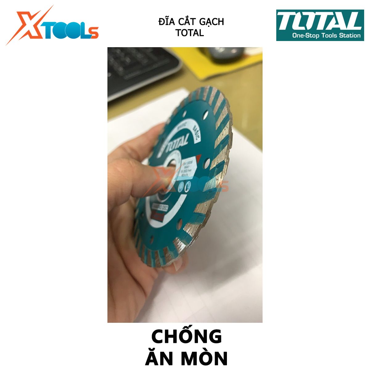 Total mini cutting disc tile width 7.5mm, full size 5-7-9inch, for industrial tile cutting xtools