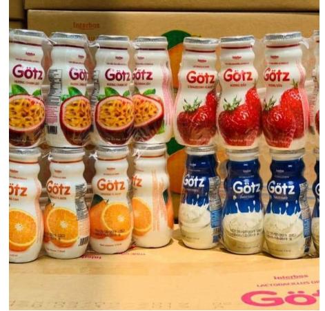 Combo 24 chai sữa chua uống Gotz đủ vị