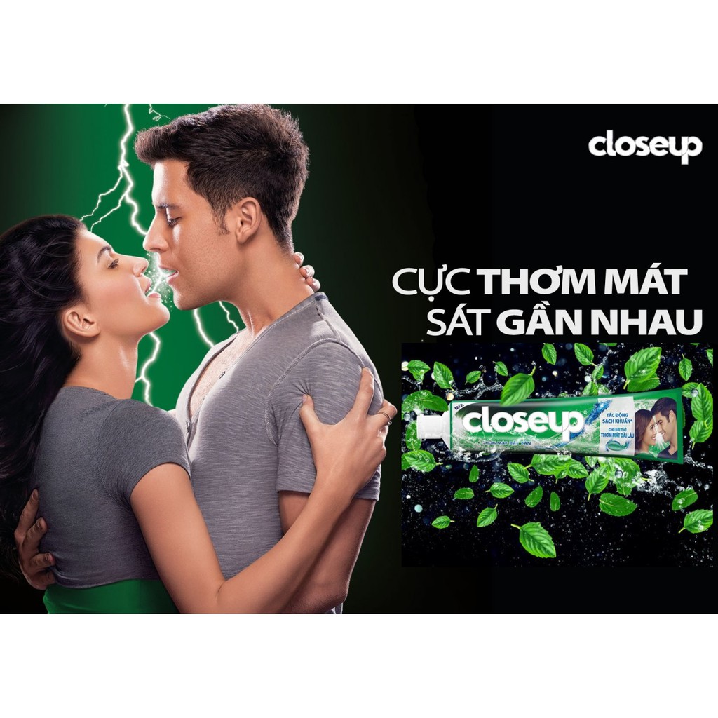 [HCM]Combo 3 Kem Đánh Răng Closeup - Bạc Hà The Mát 180G
