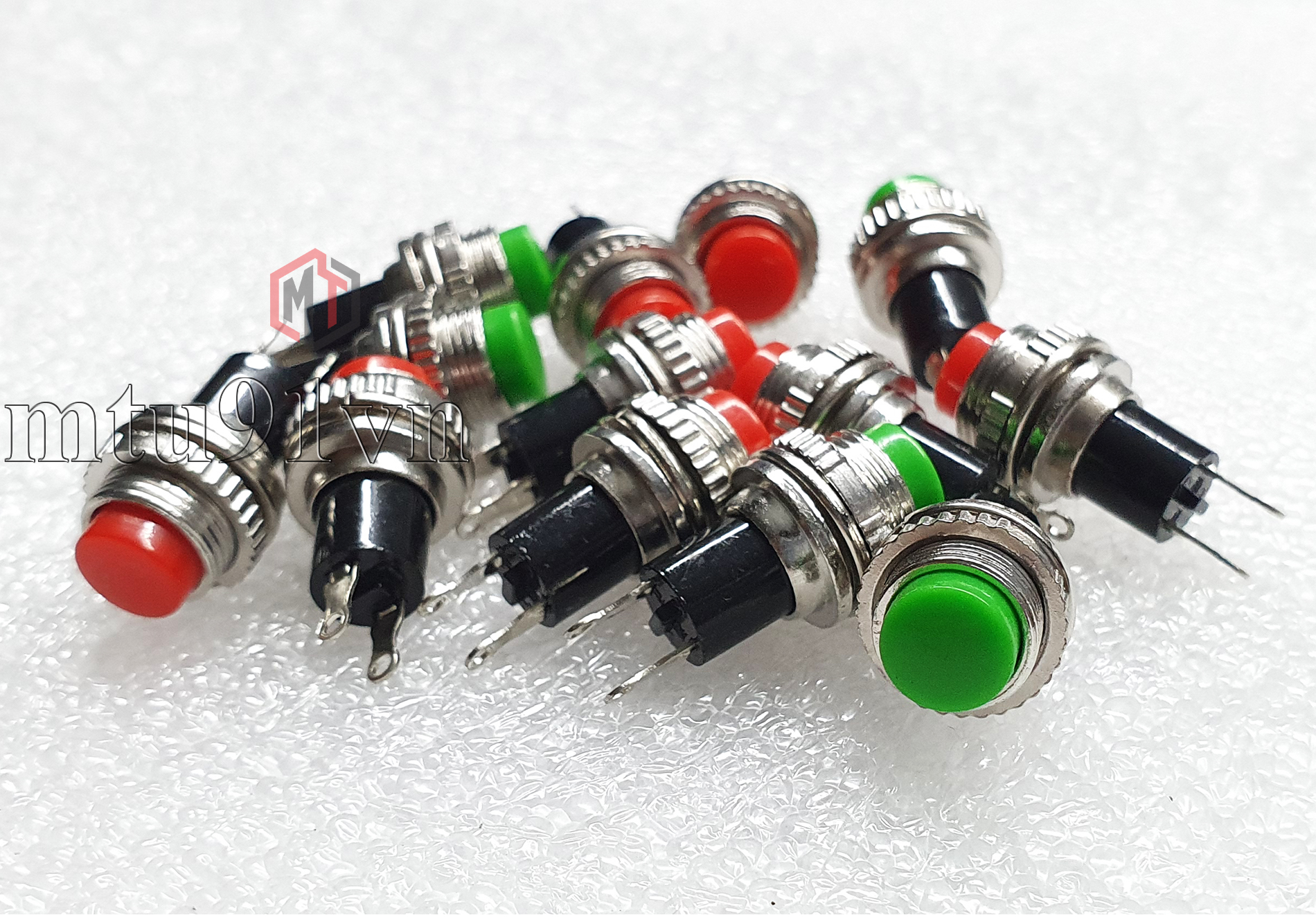 (4 Cái ) - Nút Nhấn Nhả - Nút Reset 10mm DS-314