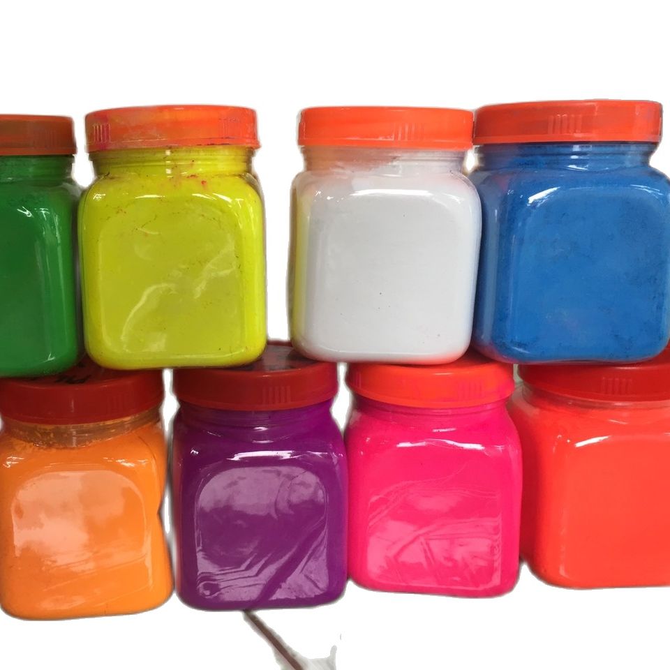 Bột phát quang dưới ánh đèn màu lọ 100 gr