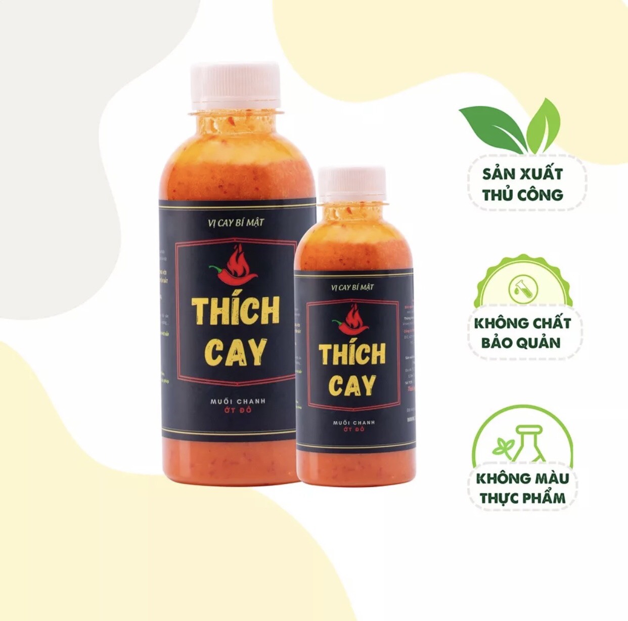 Muối Chanh Ớt Đỏ Thích Cay - Nước sốt chấm đỏ