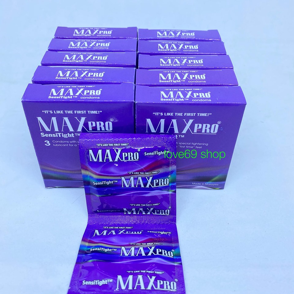 Bộ 10 Hộp Bao Cao Su Siêu Siêu Mỏng MaxPro - 30 chiếc