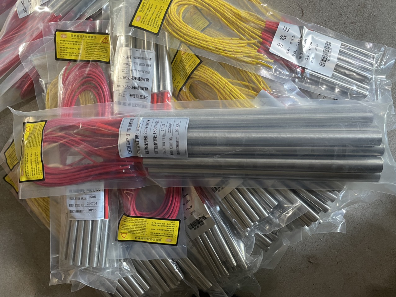 Điện trở đốt nóng một đầu phi 6, điện áp 220V 