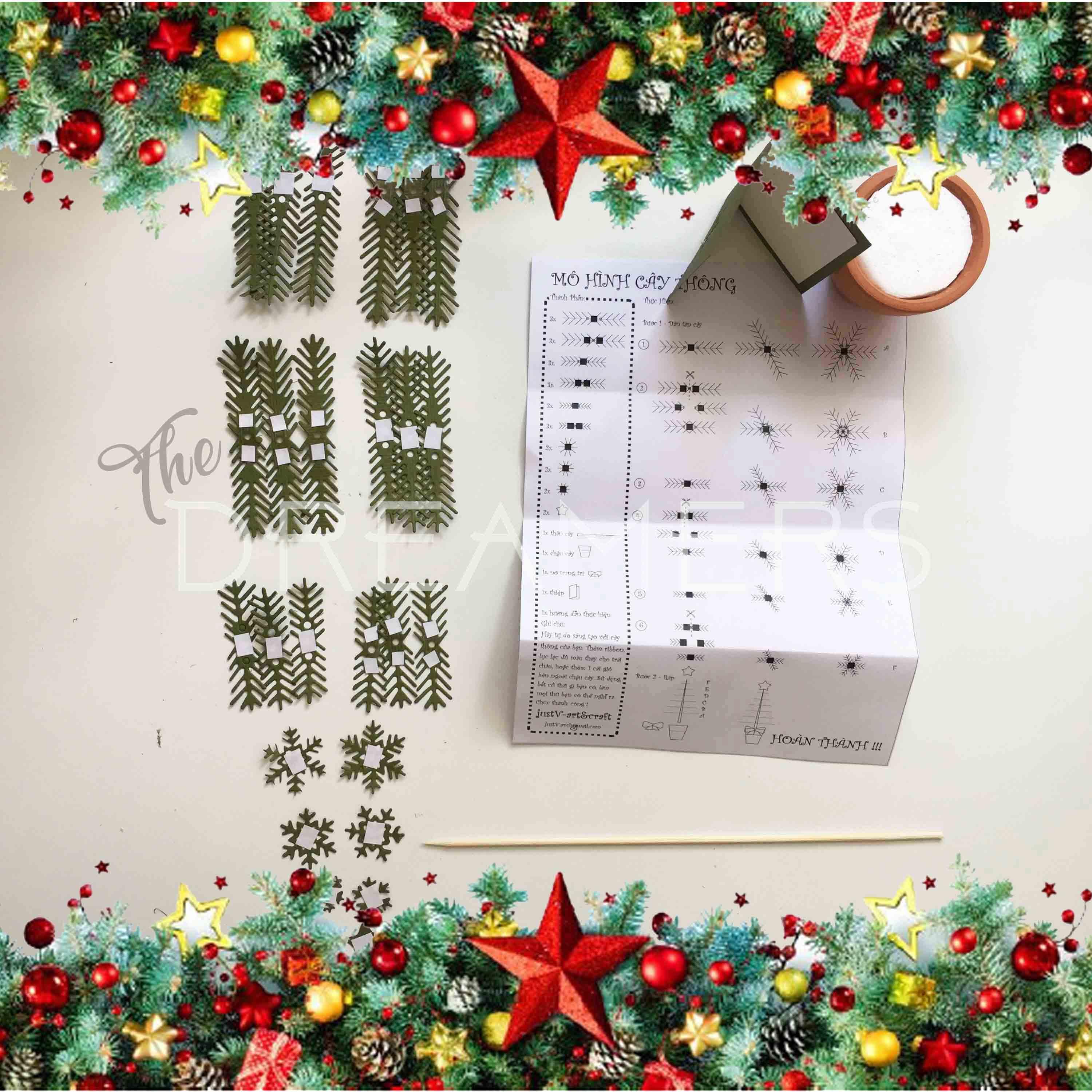 Cây thông Noel - Đồ chơi Handmade