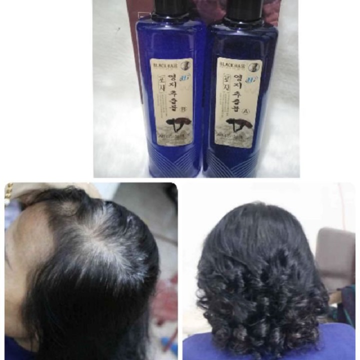 Nhuộm đen thảo dược linh chi 500ml x 2