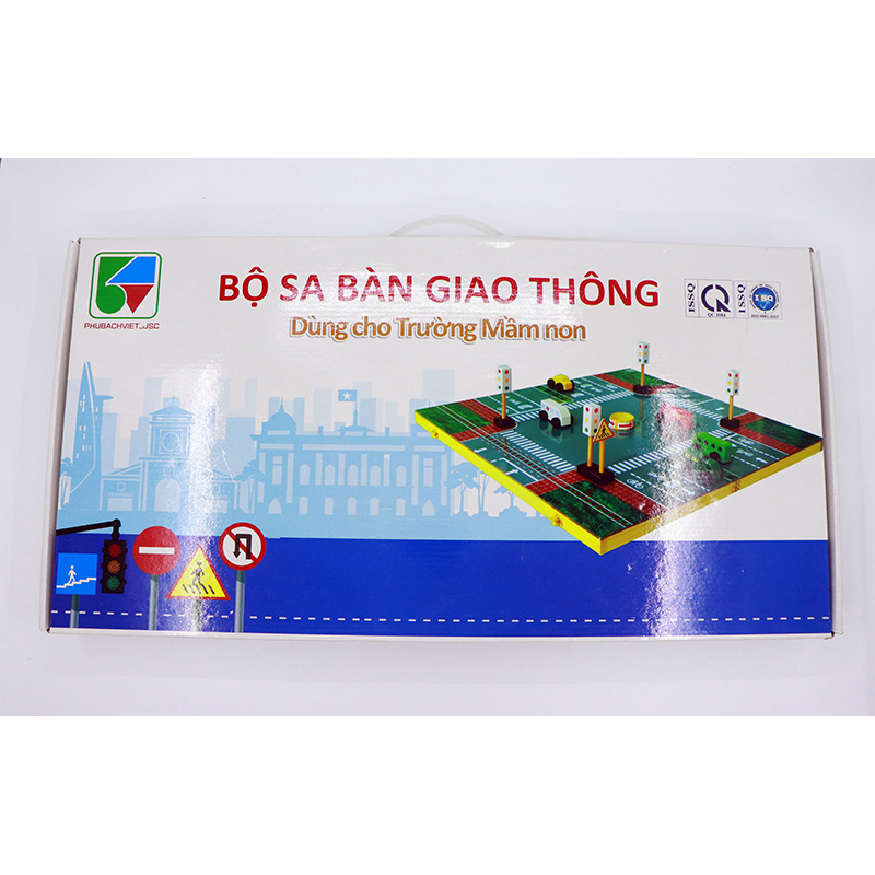 Bộ sa bàn giao thông bằng gỗ