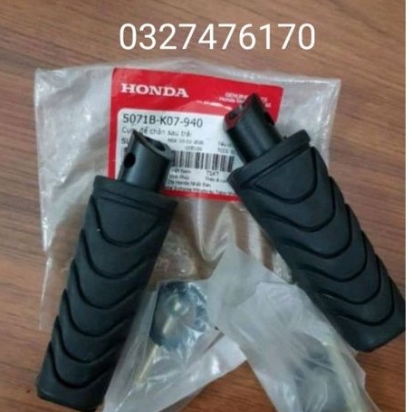 Cặp cao su gác chân sau xe wave a, rsx ,future 125....zin honda