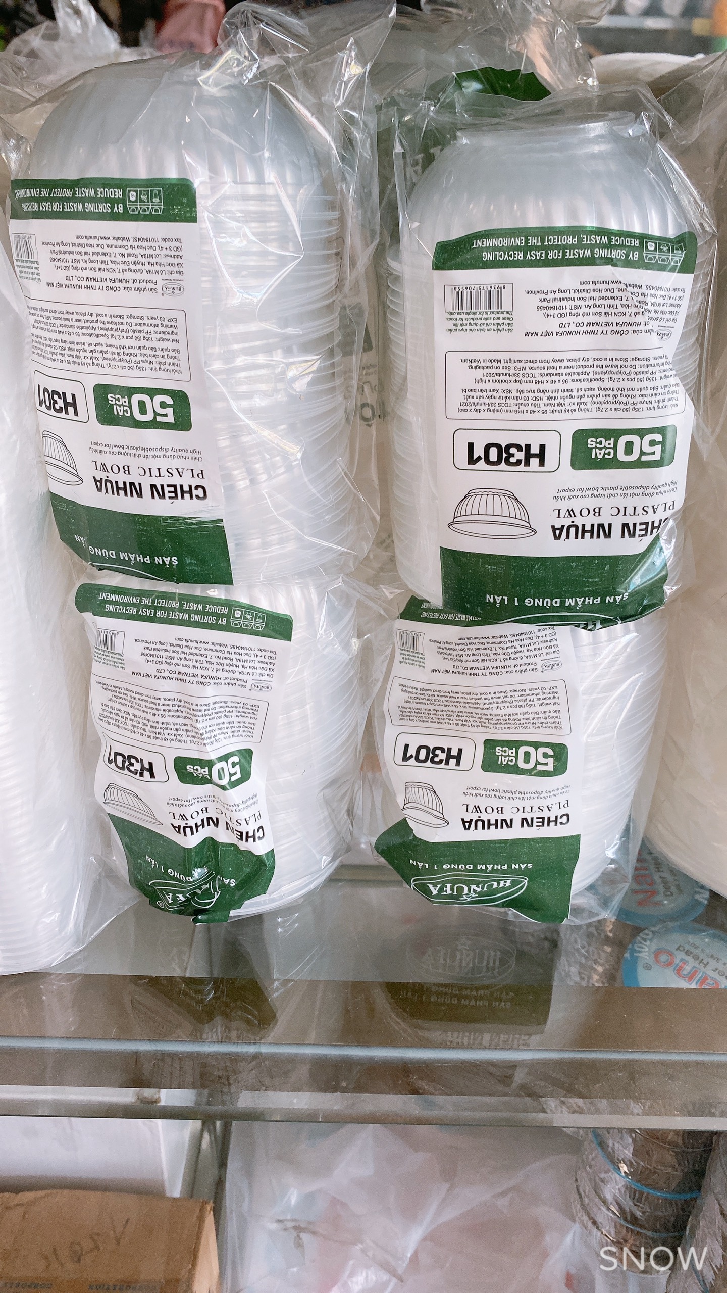 [CHÉN 301] LỐC 50 CÁI CHÉN NHỰA DÙNG 1 LẦN