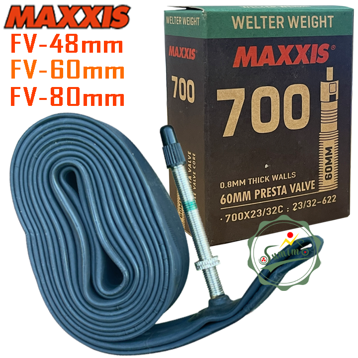 Ruột MAXXIS 700x23/32c Welter Weight cho xe đạp fixed gear