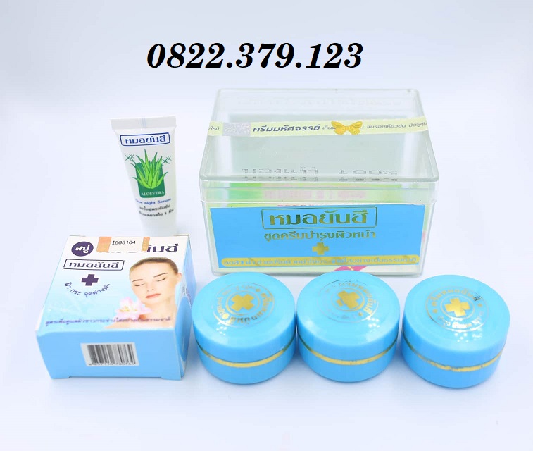 SÉT XANH DA TRỜI MỤN THÁI LAN