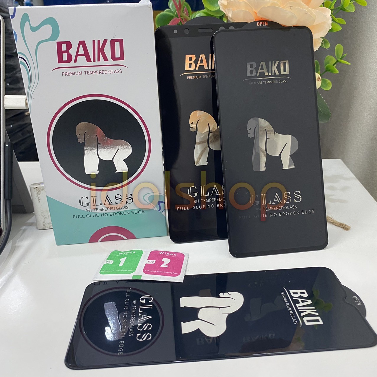Cường lực BAIKO Full màn Xiaomi Redmi Note 11 Pro Note 10 Pro Note 9s Note 8 Pro Note 7 Pro Note 9s/9Pro