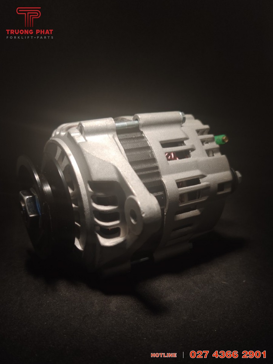 PHỤ TÙNG XE NÂNG - MÁY PHÁT ĐIỆN XE NÂNG KOMATSU ĐỘNG CƠ 4D94 - FORKLIFT ALTERNATOR - YM129930-77211
