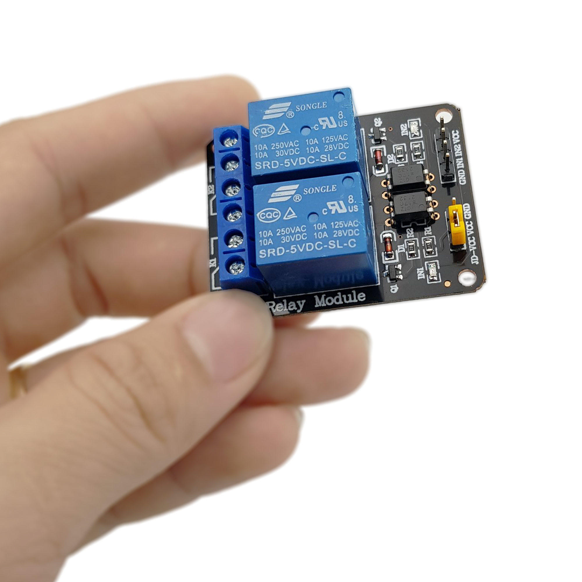 Module 2 Relay Với Opto Cách Ly (5VDC)