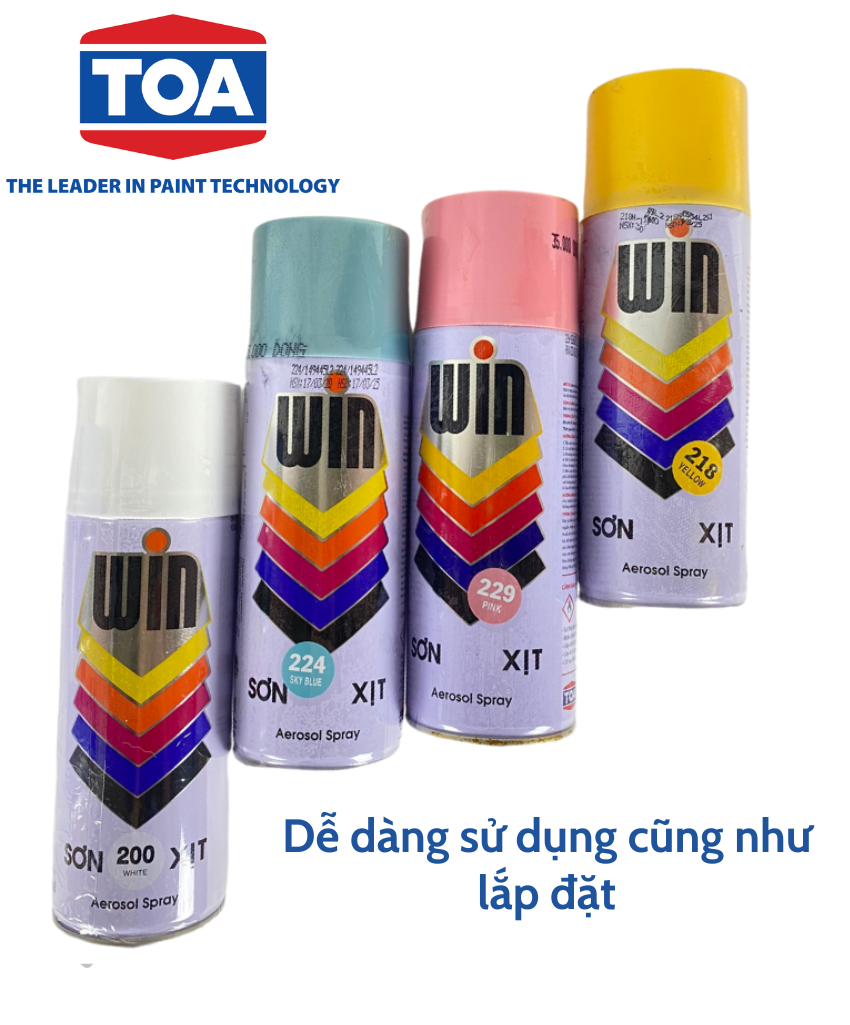 Sơn xịt WIN Spray Đủ Màu (400ml)