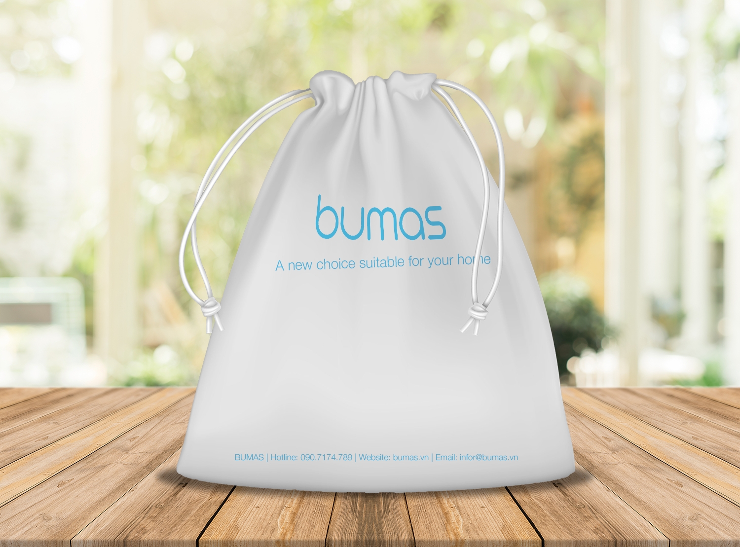 Túi kéo Canvas BUMAS [Quá tặng]