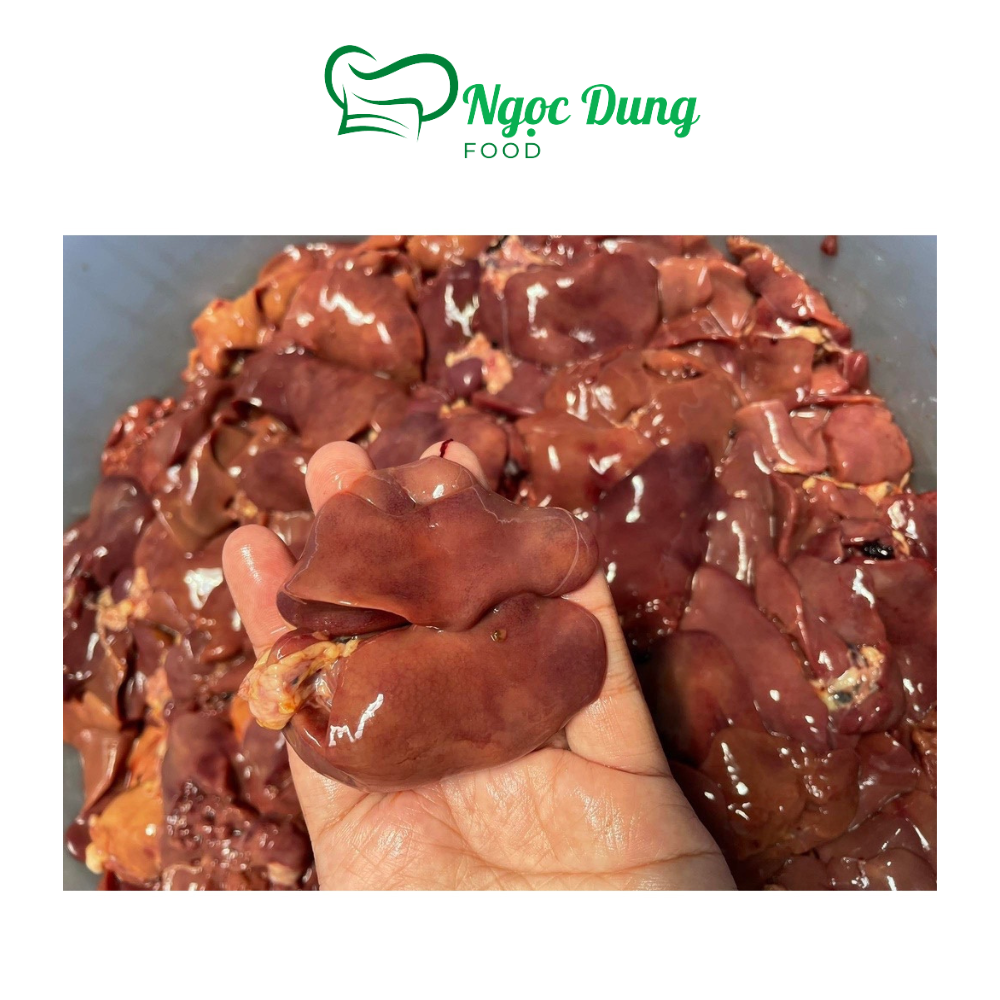 Fresh Chicken Liver Without Gall, 1kg Bag (Express Delivery to Ho Chi Minh City)