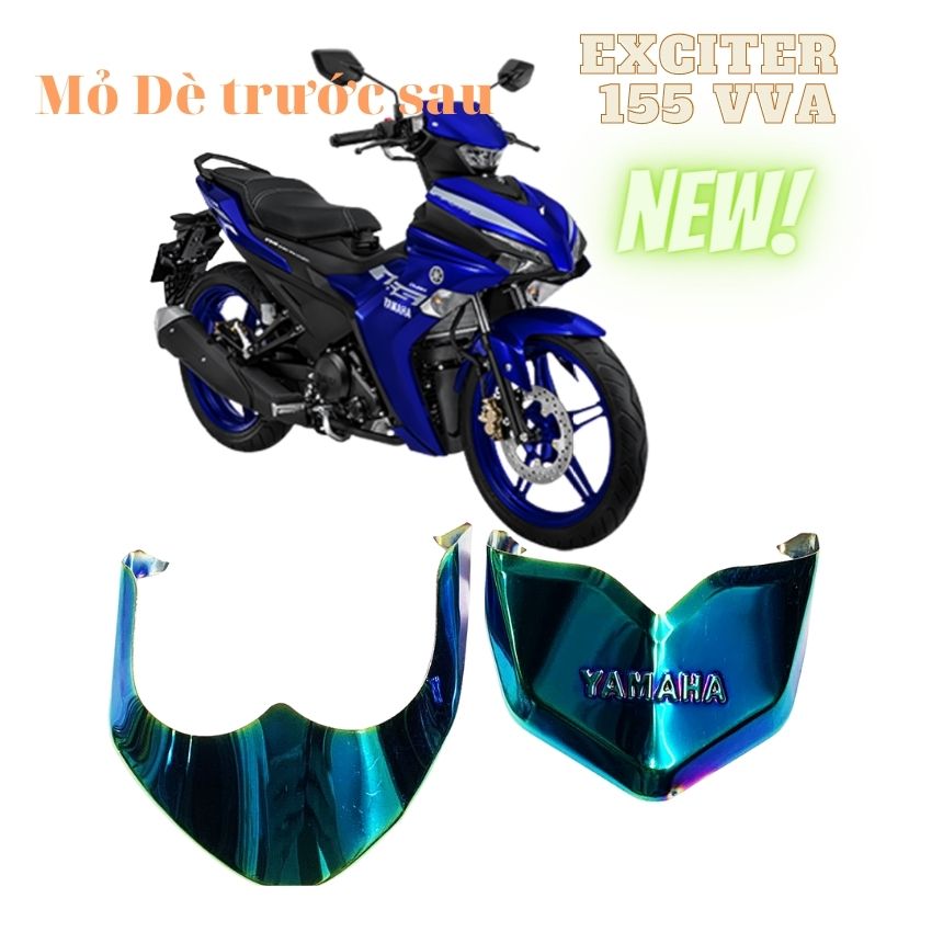 Bộ Ốp Mỏ Dè Trước Sau Exciter 155 Vva, Exciter 2021, Ex155, Được Thiết Kế Như Zin, Ôm gọn bảo vệ xe