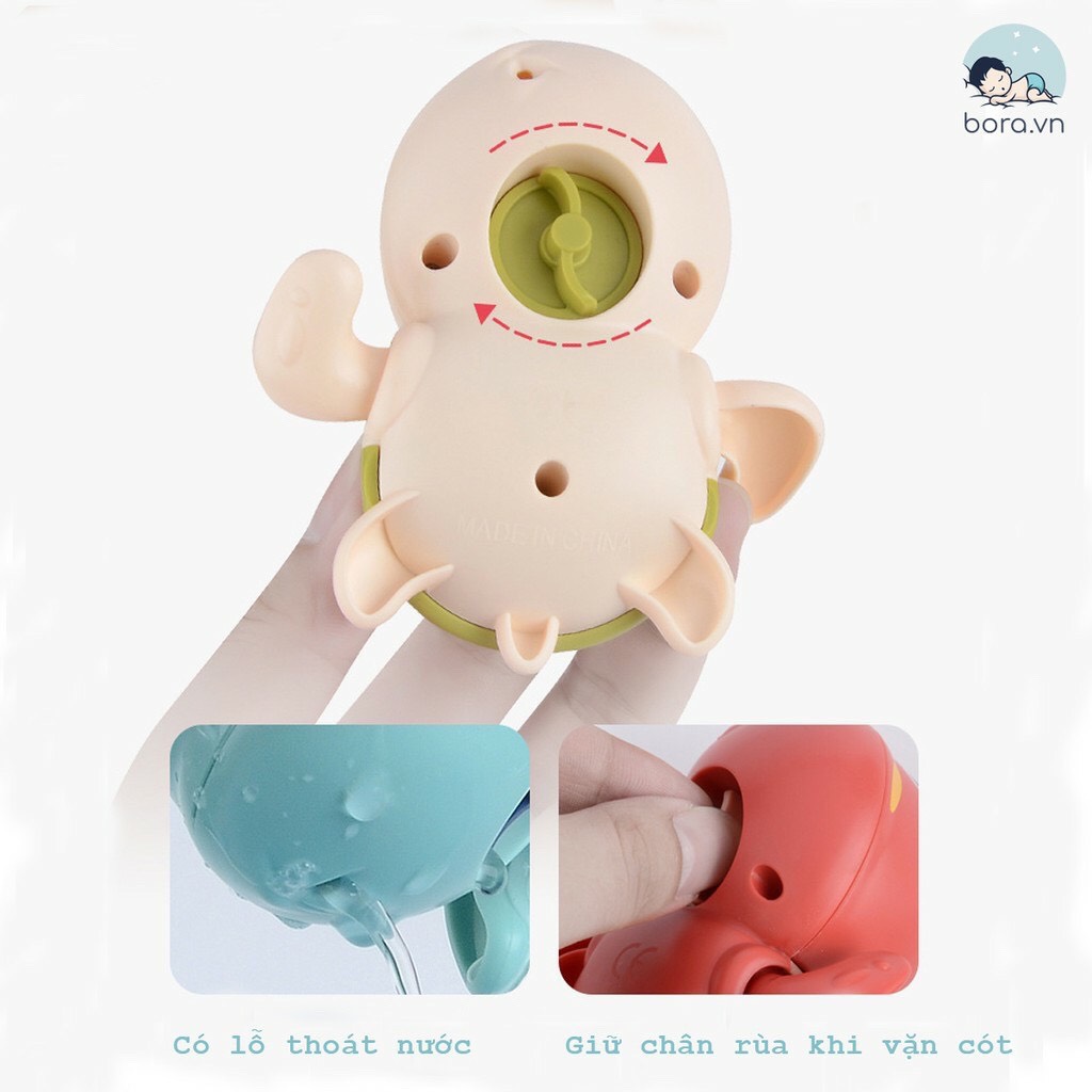 [ Đồ chơi trẻ em ] Rùa con bơi lội chạy bằng cót