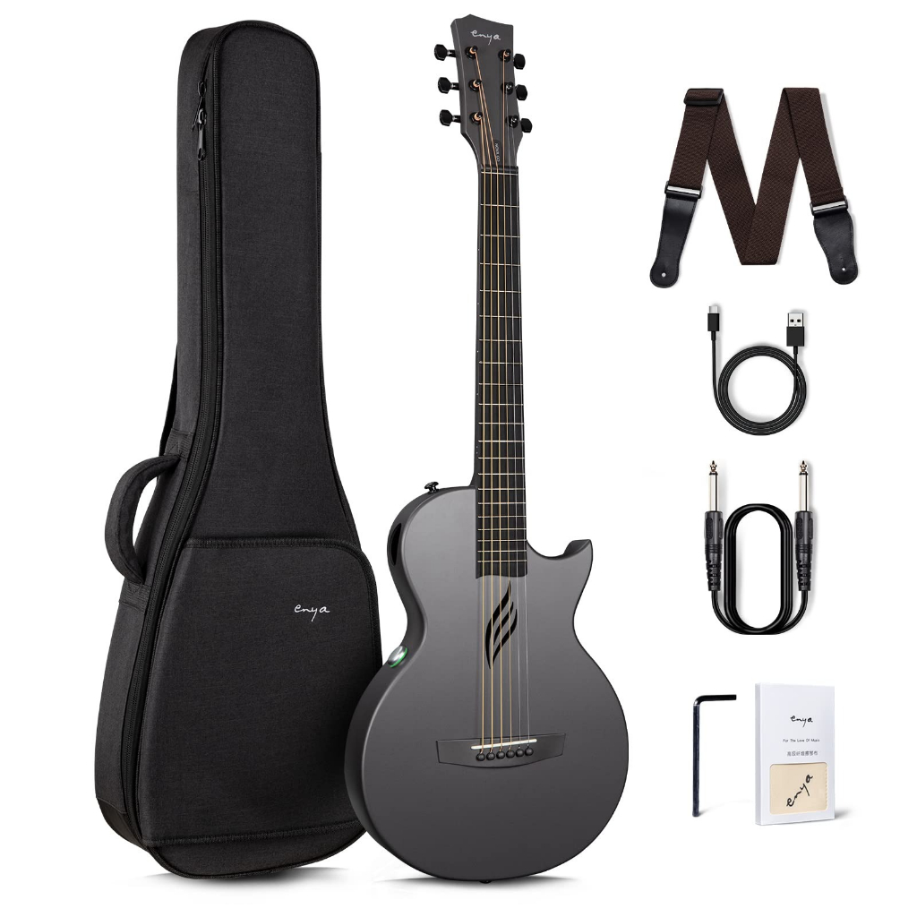 Đàn guitar acoustic enya nova go carbon fiber 1/2 35" tích hợp eq công nghệ mới