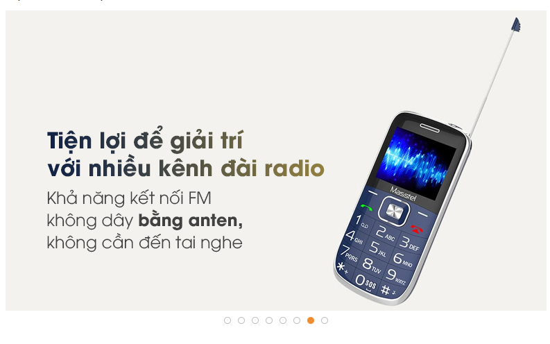 Điện thoại Masstel Fami P20