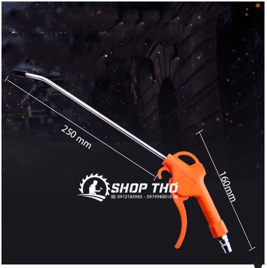 Đầu xịt bụi loại thân nhựa mầu cam