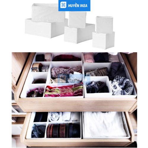 Bộ 6 hộp đựng đồ IKEA SKUBB