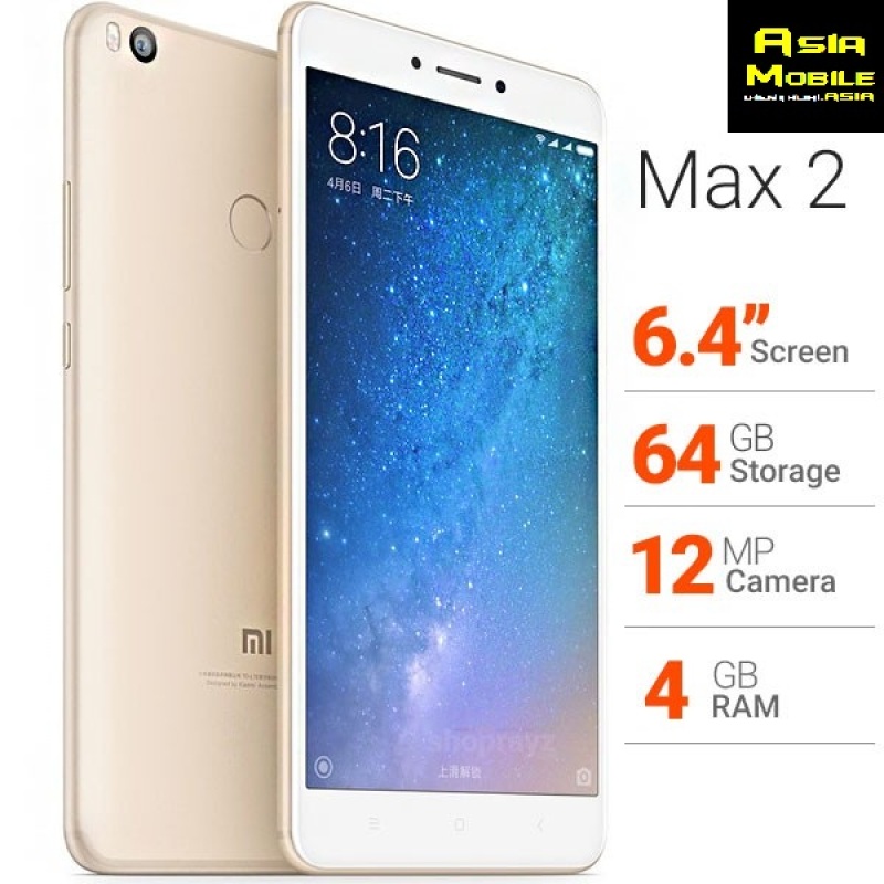 (HỌC ONLINE + HAI SIM + CHƠI GAMES) Điện Thoại Xiaomi Mi Max 2 (Hàng Xuất Nhật) - TẤT CẢ TRONG MỘT