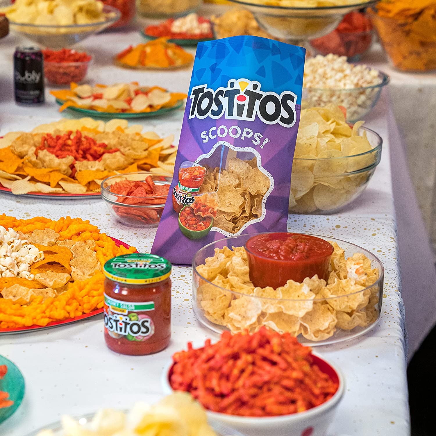 Sốt salsa tostitos Chunky Medium Mỹ 439.4g/hũ - nhập khẩu Mỹ